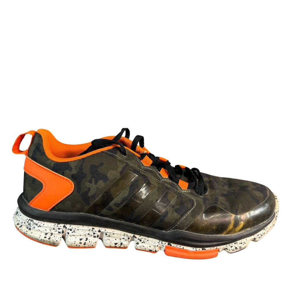 Adidas Mens Camo Orange Speckled Sole Running Shoes Camouflage Sneakers 9.5